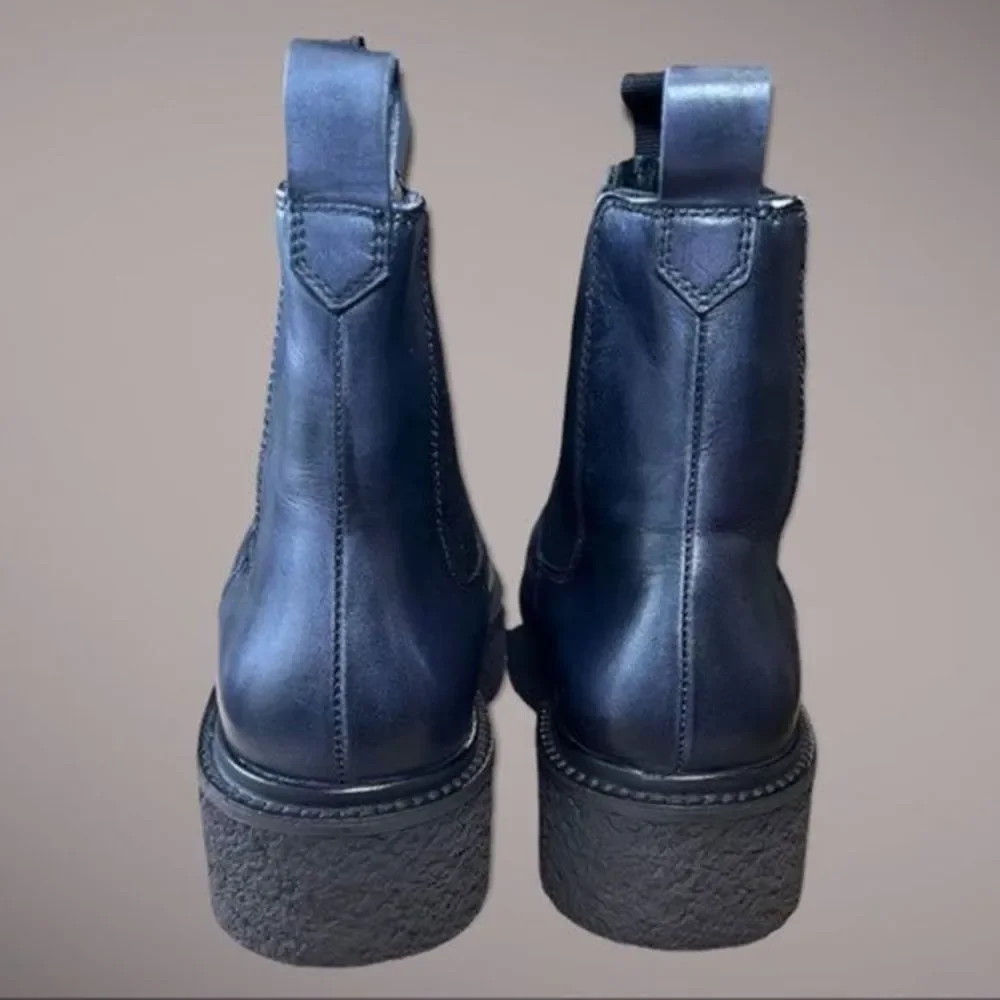 Free People Metallic Black Ankle Boots - Picture 12 of 13